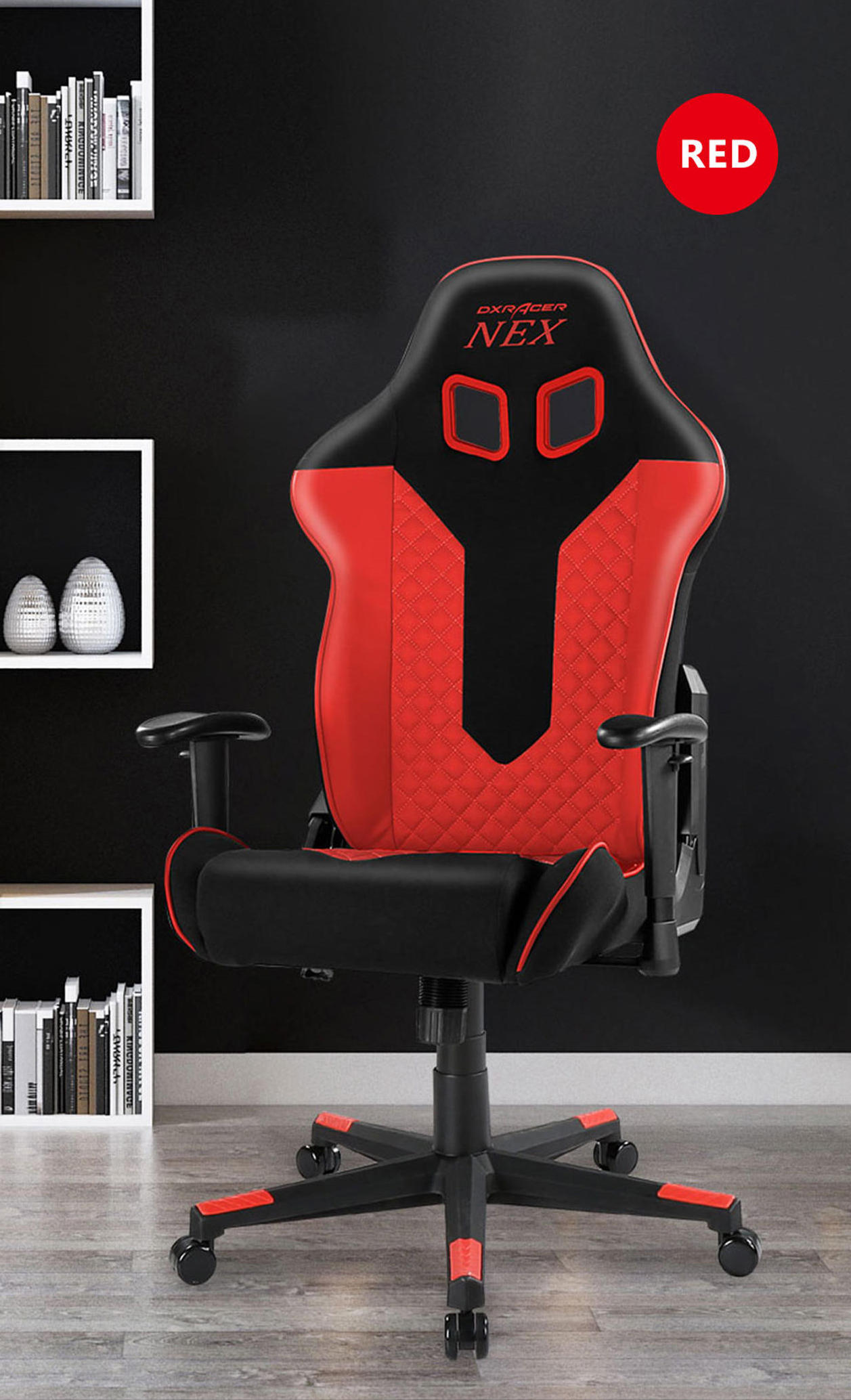 Кресло для геймеров DXRACER Nex EC-O134-NB-K3-303 Black/Blue