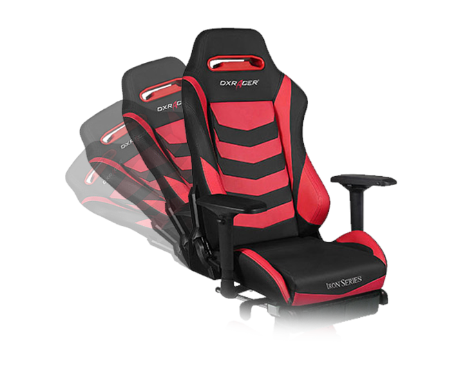 Кресло для геймеров DXRACER Iron OH/IA166/NW Black/White